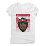 Womens Women's V-Neck White